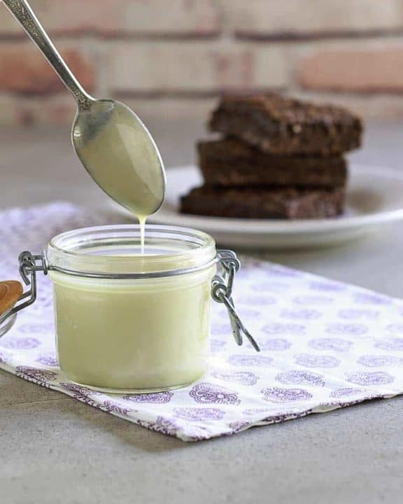 Save money when you use homemade sweetened condensed milk.