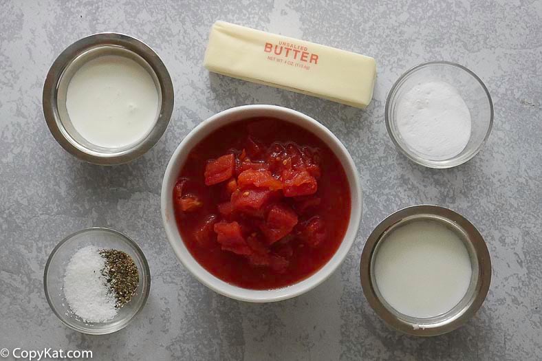 tomatoes, butter, cream and more