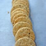 Blue Cheese Cookies with a walnuts and chili powder