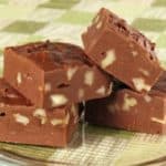 pieces of Walnut Fudge
