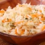 bowl of cole slaw