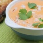 bowl of seafood bisque from marina cafe