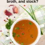 a bowl of chicken soup base