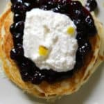 homemade ihop blueberry cannoli pancakes