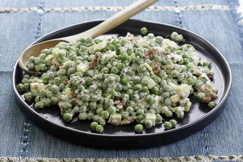 Classic Homemade Pea Salad with Bacon