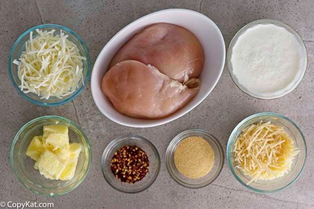 Angry Alfredo ingredients