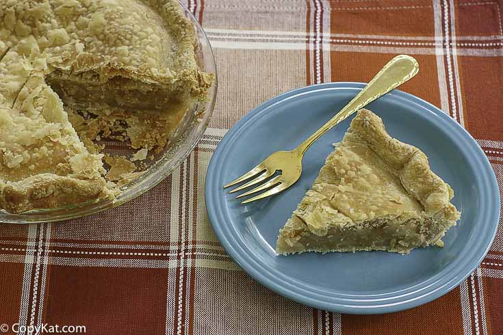 a slice of ritz apple pie