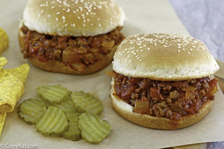 Classic Homemade Sloppy Joes