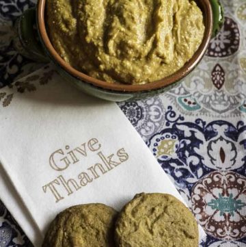 homemade ginger snap cookies and pumpkin pie dip
