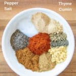 assorted spices in a bowl