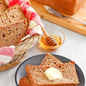 slices of fluffy whole grain wheat bread