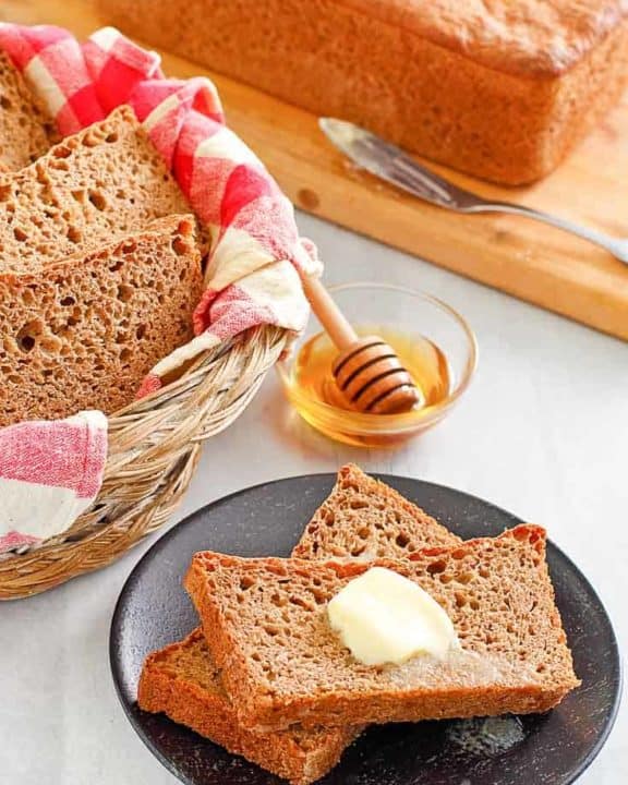 slices of fluffy whole grain wheat bread