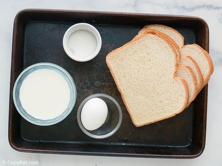 French toast ingredients