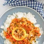 crawfish etouffee on rice