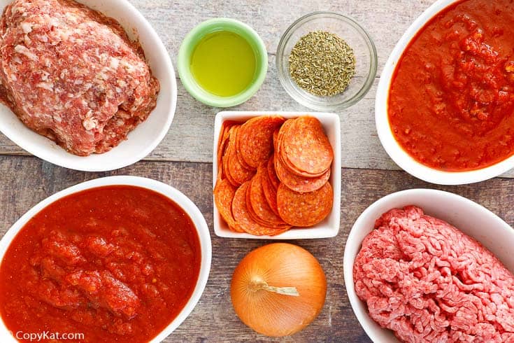 Olive Garden three meat sauce ingredients