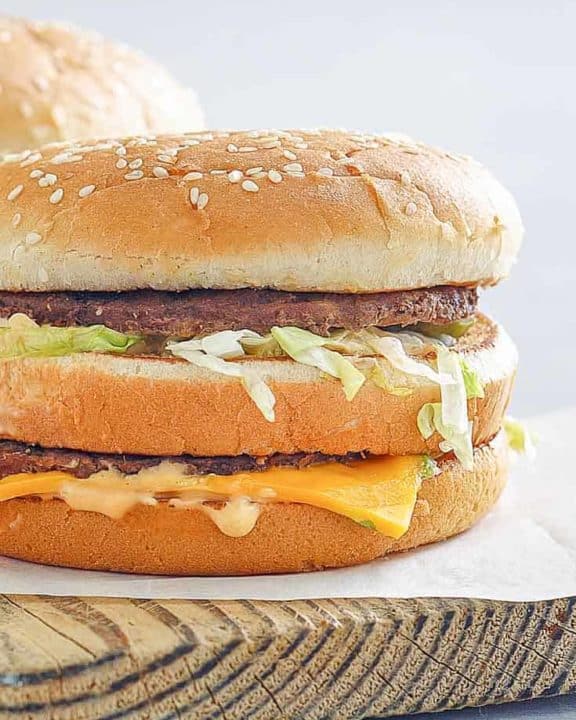 homemade Big Mac
