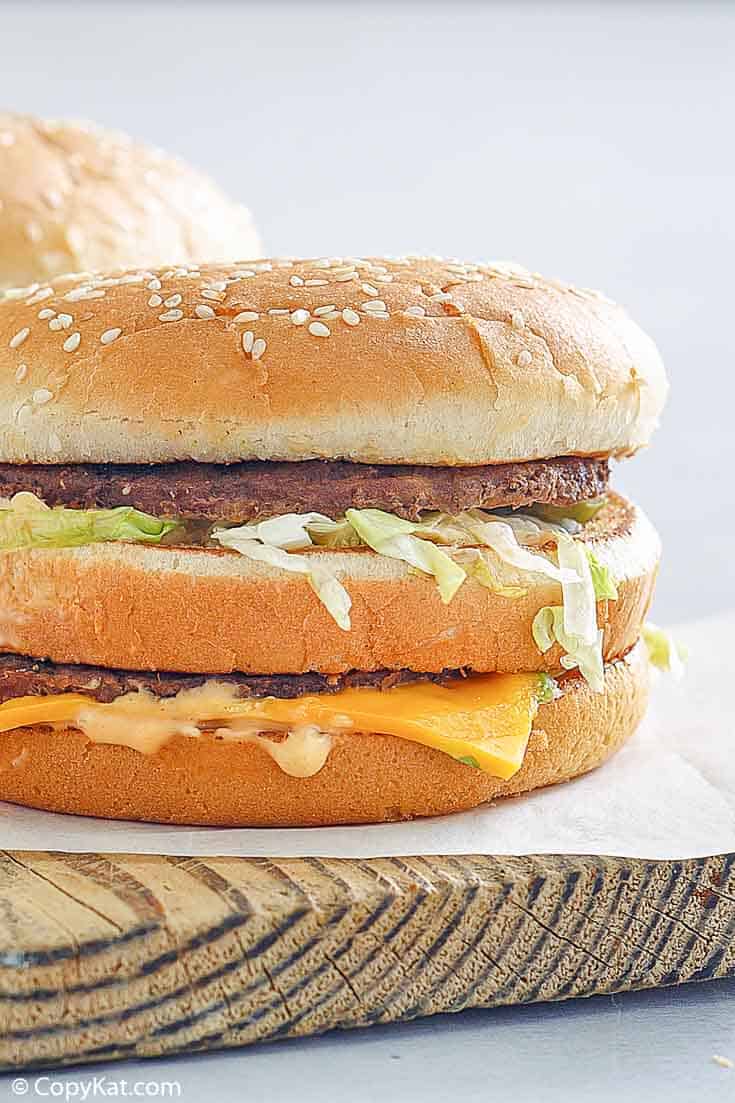 homemade Big Mac