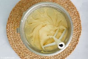 Cracker Barrel cake batter in a mixing bowl