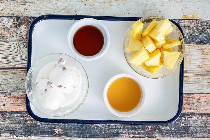 Dole whip with rum float ingredients