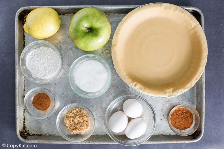 Dutch apple pie ingredients
