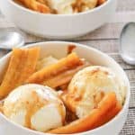bananas foster in two bowls