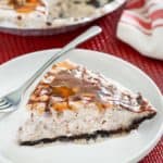 a slice of homemade Chili's Mighty Ice Cream Pie