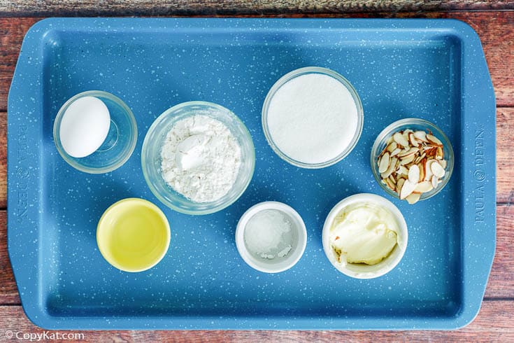 Chinese almond cookies ingredients