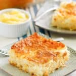 a slice of pineapple angel food cake