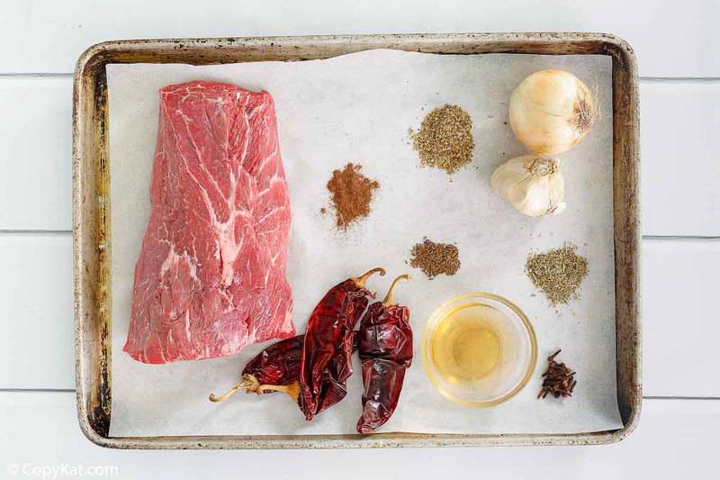 Chipotle Mexican Grill barbacoa ingredients