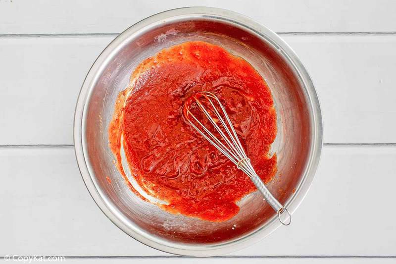 Chipotle Mexican Grill barbacoa marinade in a bowl
