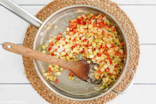 mirepoix for seafood gumbo