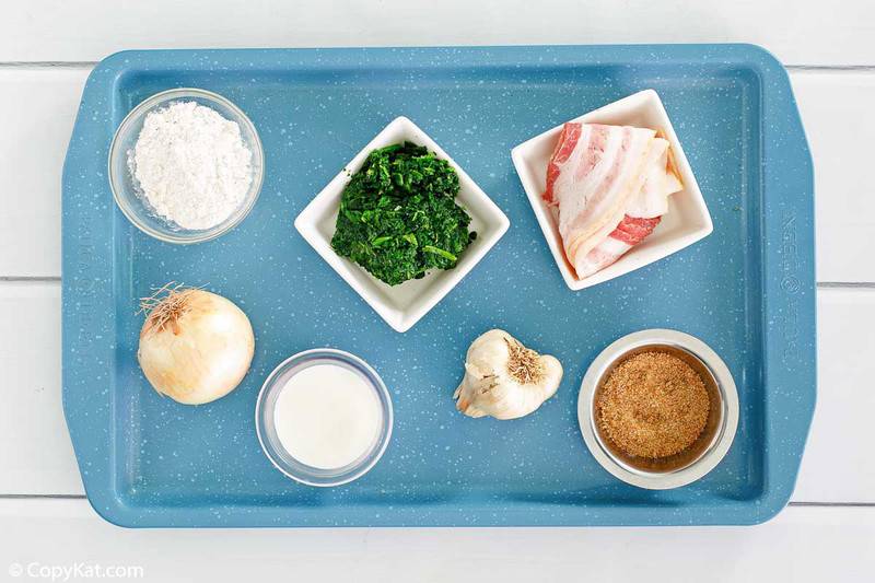 Lawry's Creamed Spinach ingredients