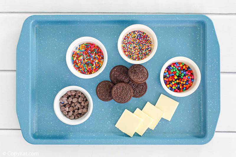 white chocolate covered Oreos ingredients