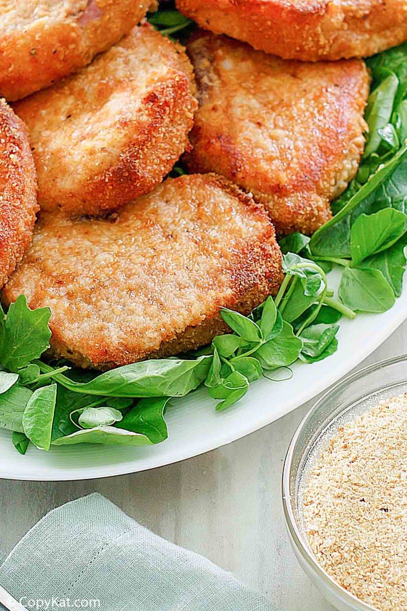 homemade Shake and Bake Pork Chops and breading mix