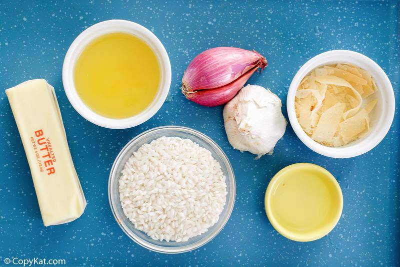 Parmesan Risotto ingredients