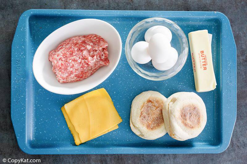 McDonald's Sausage Egg McMuffin ingredients