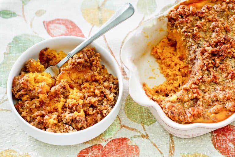 Southern Sweet Potato Casserole with Pecan Topping Recipe