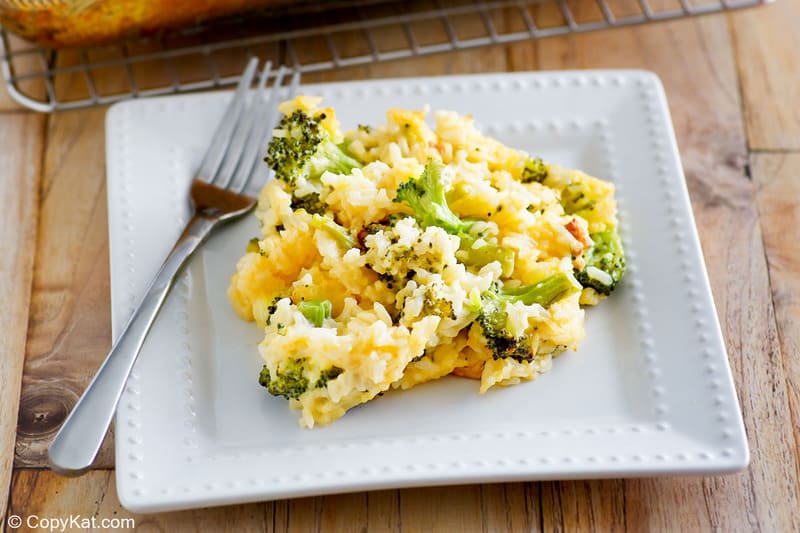Broccoli Rice and Cheese Casserole