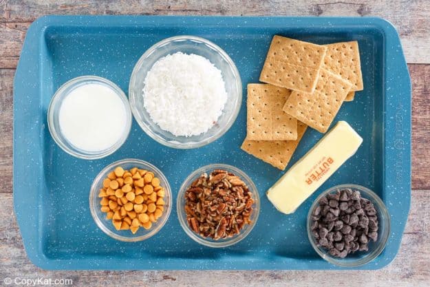 Hello Dolly Bars ingredients