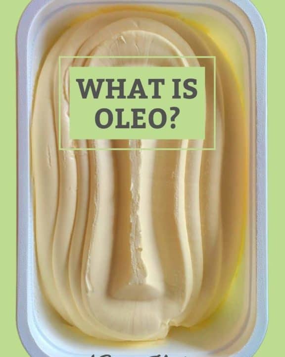 a tub of oleo margarine