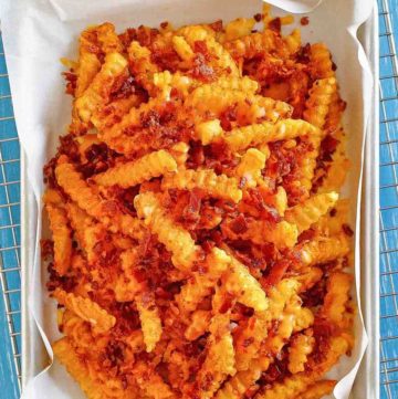 Homemade Outback Steakhouse Aussie Fries on a baking sheet
