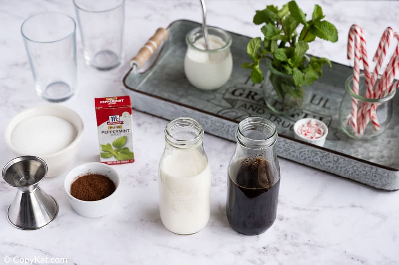 Starbucks peppermint mocha ingredients