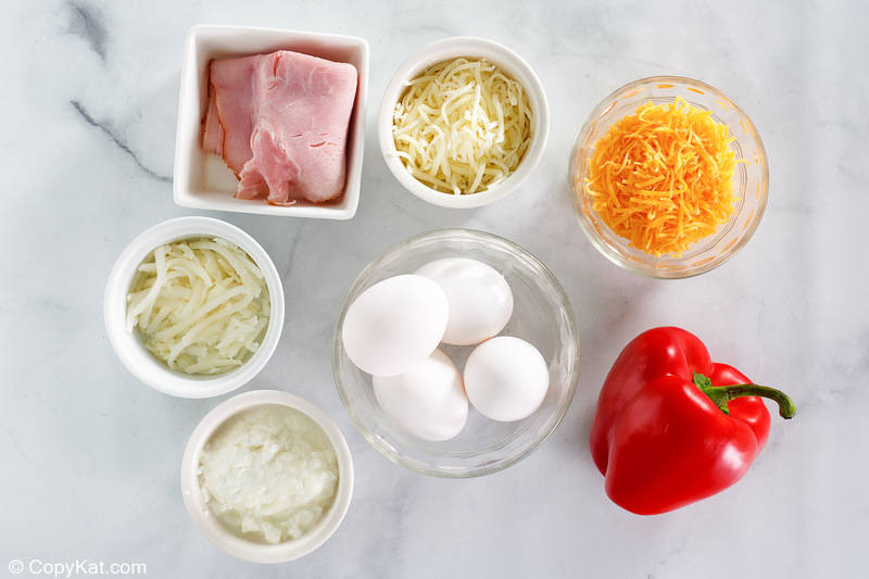 Starbucks Ham Cheddar and Peppers Sous Vide Egg Bites ingredients