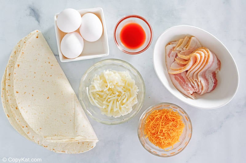 Taco Bell Breakfast Crunchwrap ingredients