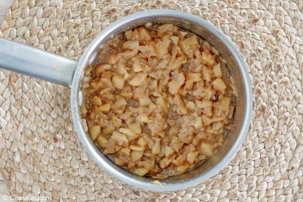 homemade McDonald's apple pie filling