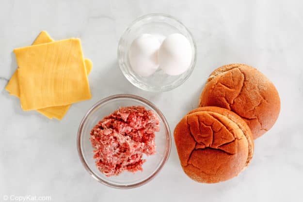 Whataburger Breakfast on a Bun ingredients