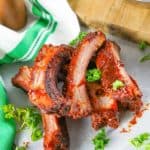 five homemade Chili's baby back ribs