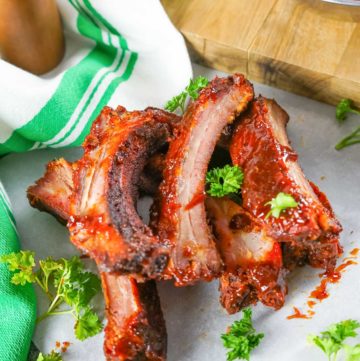 five homemade Chili's baby back ribs