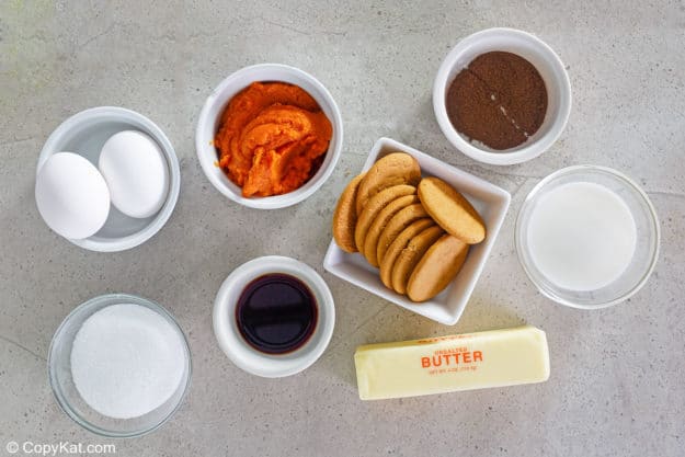 Cracker Barrel Pumpkin Custard ingredients