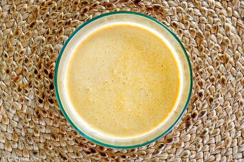 homemade Cracker Barrel pumpkin custard mixture